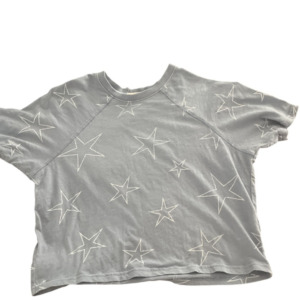 Z Supply girls blue star t shirt